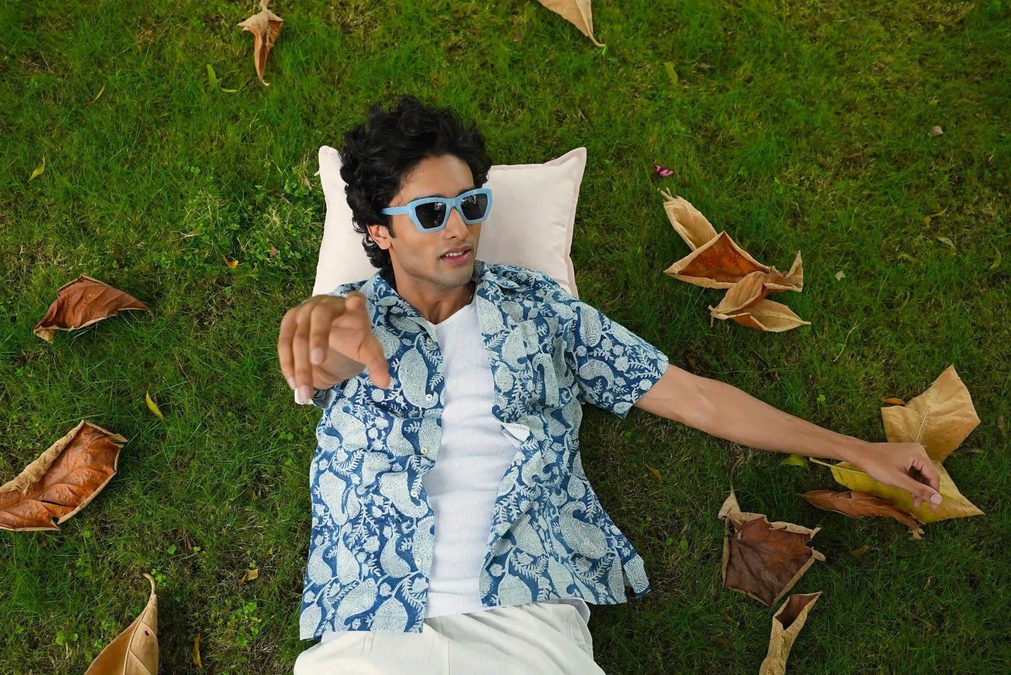 Patterned resort shirt