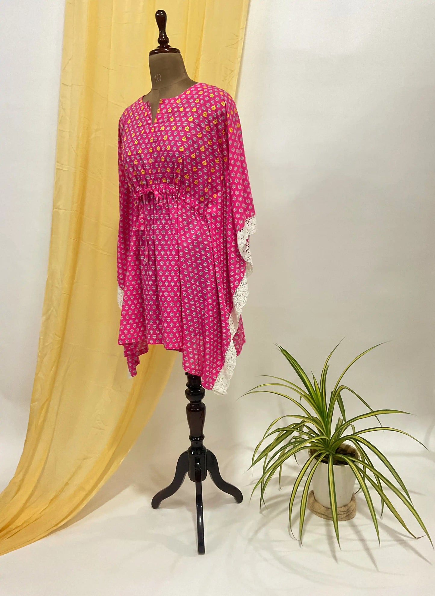 short draw-string kaftan