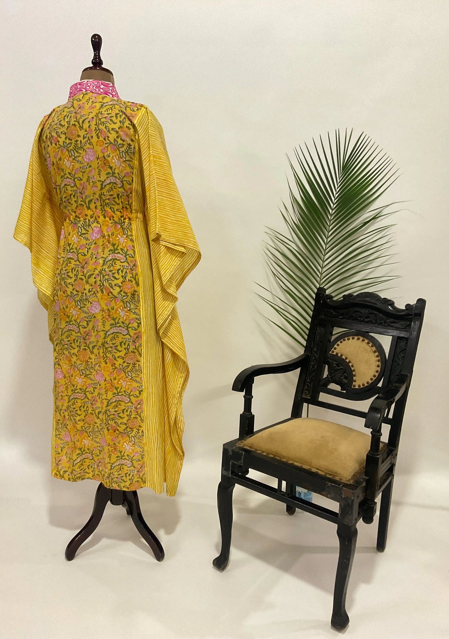 Embroidered Kaftan dress