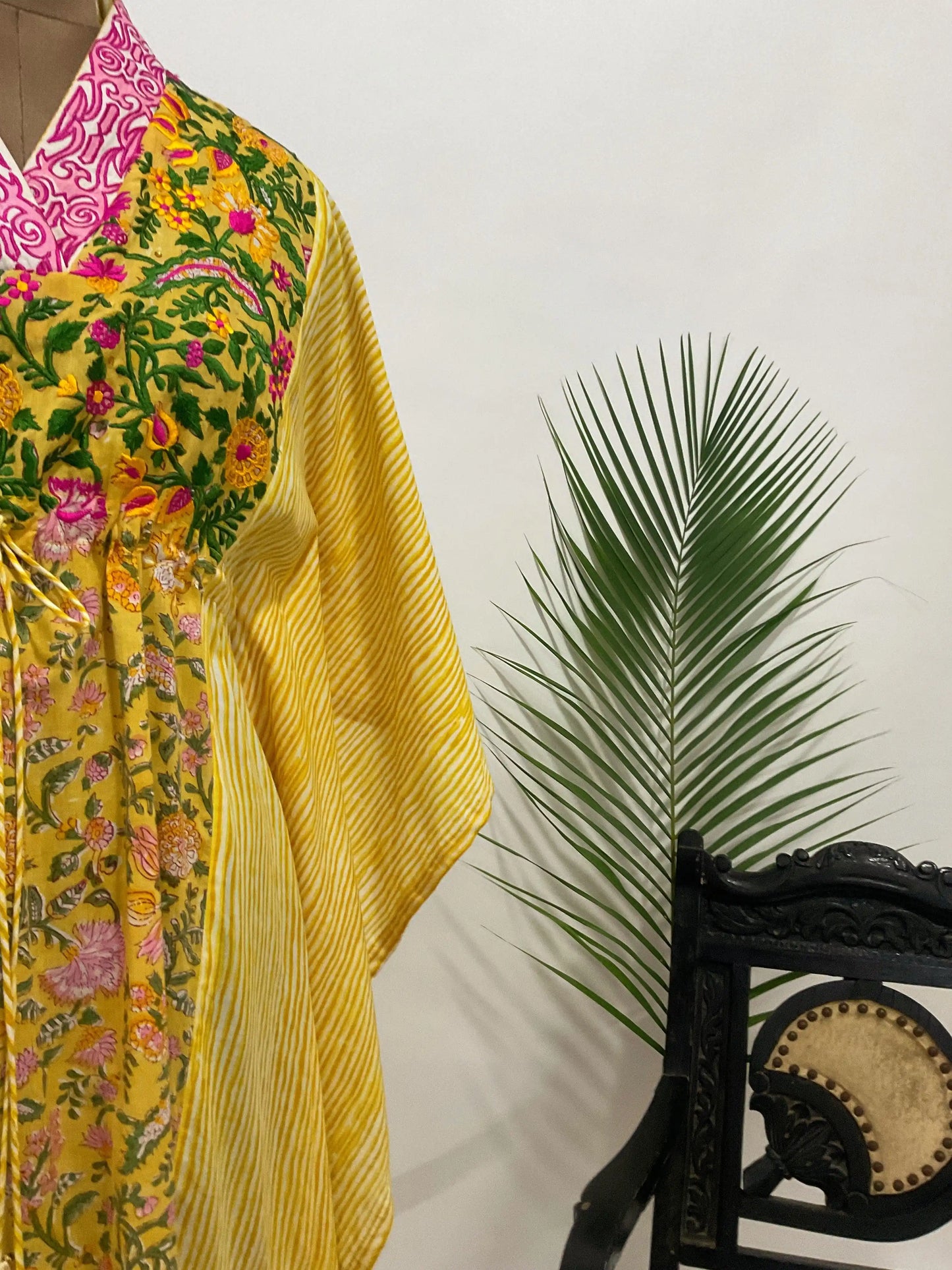 Embroidered Kaftan dress